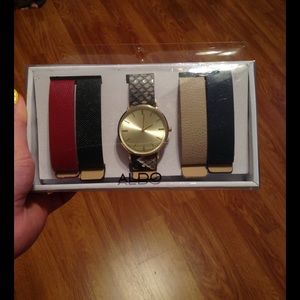 Aldo watch with changeable bands